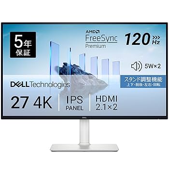 Amazon.co.jp: 【Amazon.co.jp限定】Dell S2725QS-A 27インチ 4K